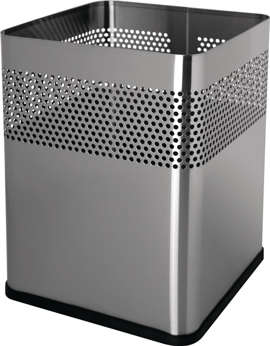 HELIT Papierkorb 18 l H325xB240xT240 mm quadratisch