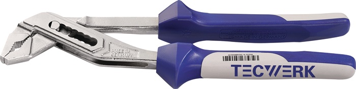 TECWERK Wasserpumpenzange Länge 250 mm Spannweite 6-44 mm