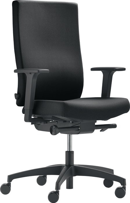 DAUPHIN Bürodrehstuhl mit Synchrontechnik Sitztiefe 380-440 mm