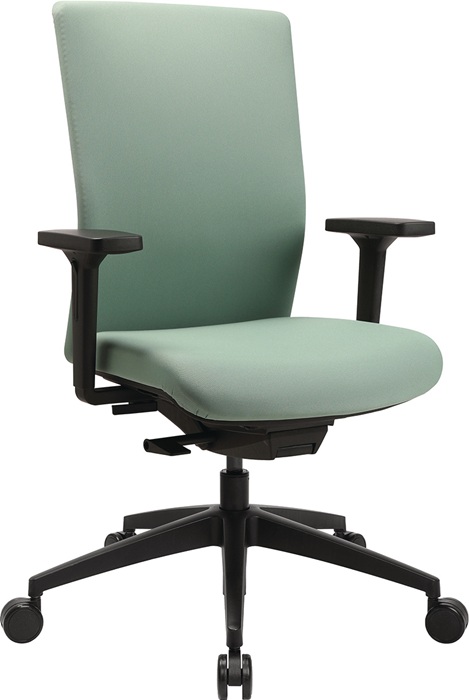 TOPSTAR Bürodrehstuhl Synchr.-M.mintgrün 450-570mm m.Lehnen Trgf.110kg TOPSTAR