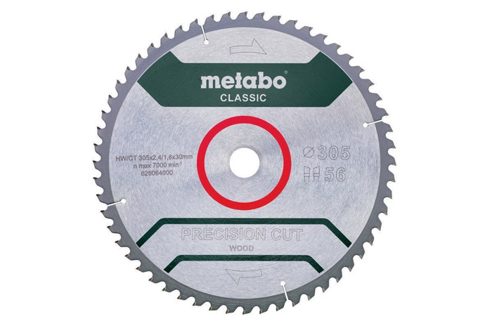 METABO Kreissägeblatt Außen-Ø 305 mm Zähnezahl 56