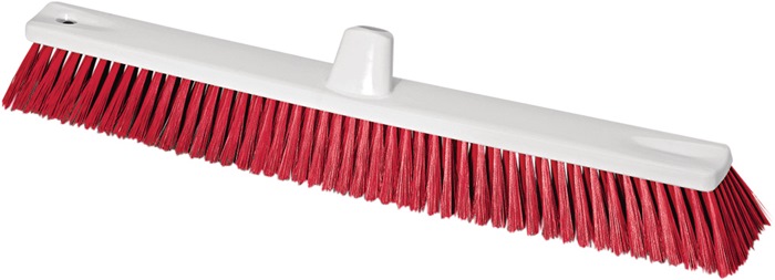 HACCP-Besen L.600mm Borstenstärke 0,50mm rot - Vorteilspack