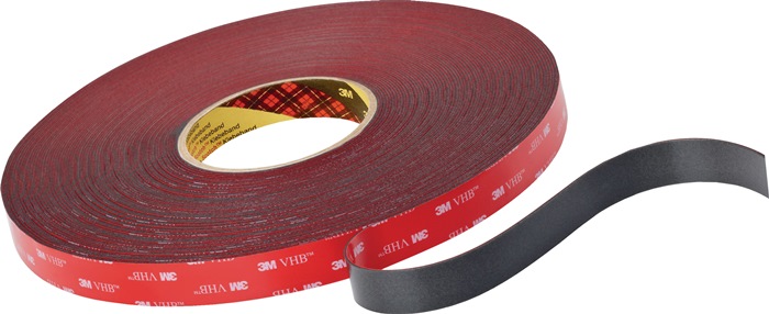 3M Montageband VHB Tape 4611F dunkelgrau L.3m B.19mm Rl.3M - Vorteilspack