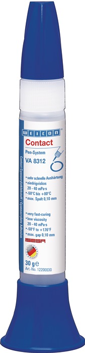 WEICON Cyanacrylatklebstoff Contact VA 8312 30g ISEGA farblos Pen-System WEICON