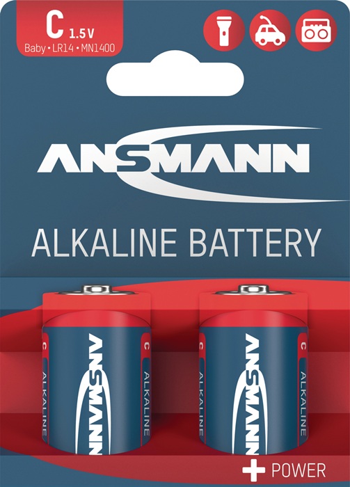 ANSMANN Batterie 1,5 V C-AM2-Baby 7000 mAh