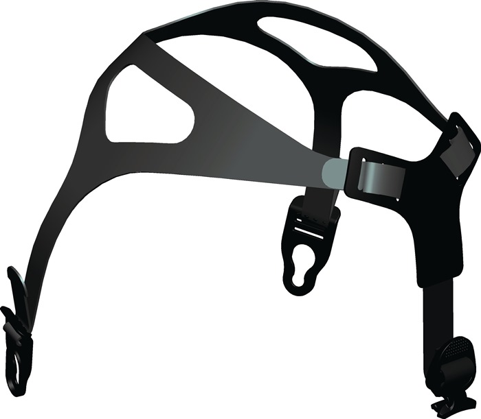 CLEANSPACE Kopfhalterung aus dichtem glatten Gummi