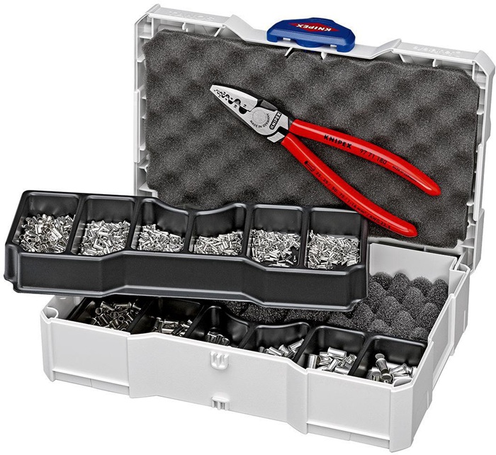 KNIPEX Aderendhülsensortiment 1401 teilig 0,75 - 25,00 mm²