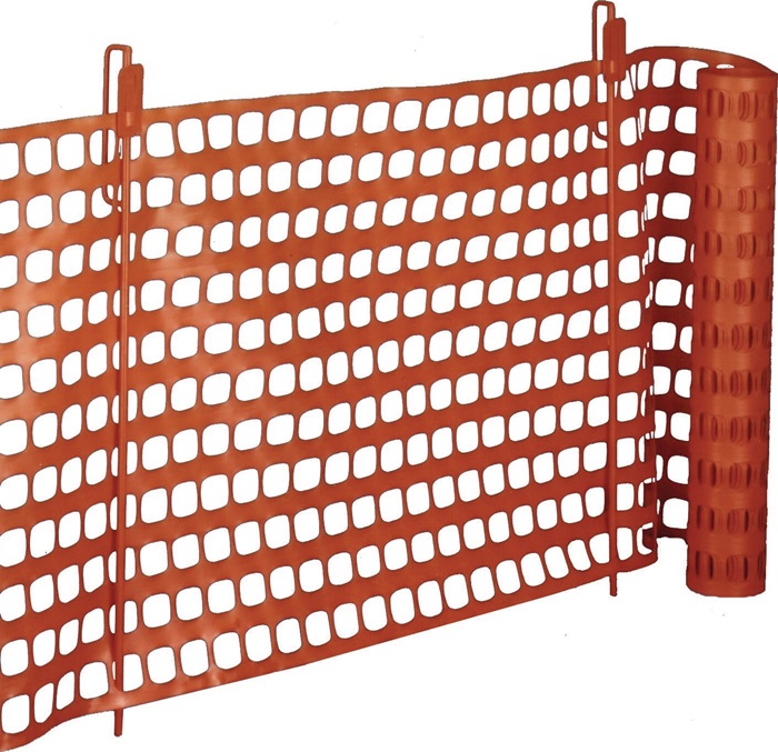 WEMAS Fangzaun Thermoplast L.50m H.1m verkehrsorange 6kg WEMAS