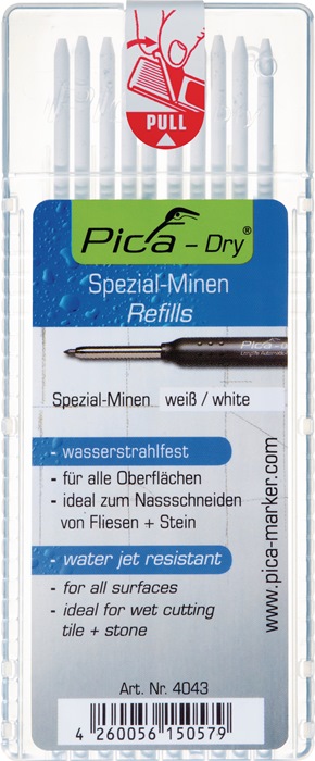 PICA Minen-Set 10x weiß