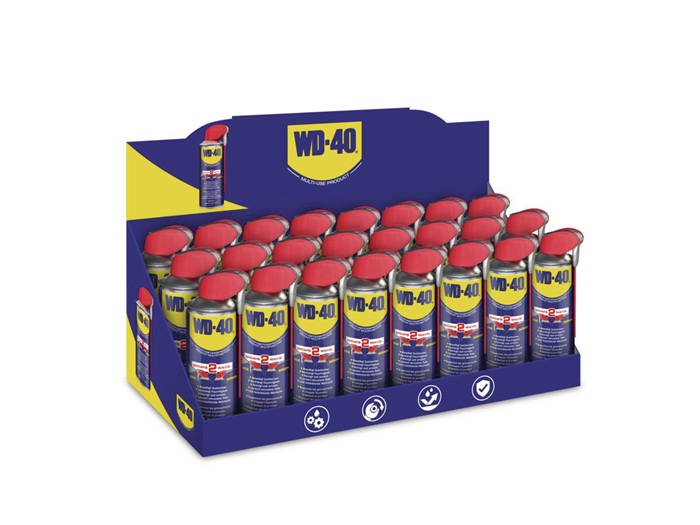 WD-40 Multifunktionsprodukt 24x400ml Spraydose Smart Straw m.kostenl.Beigabe Set WD-40