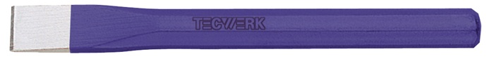 TECWERK Fliesenmeißel fl.Schaft-Q.8mm 10mm 100mm CV-Stahl TECWERK