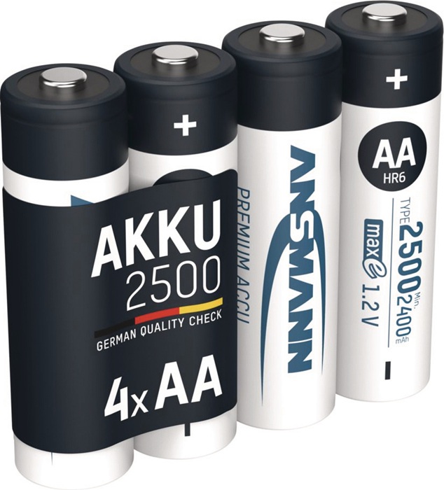 ANSMANN Akku-Zelle 1,2 V 2500 mAh