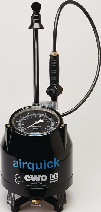 EWO Standfüllmesser geeicht, Tankstellenstecker