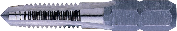 EXACT Einschnittgewindebohrer HSSG 1/4 Zoll 6KT-Bit M4x12mm EXACT