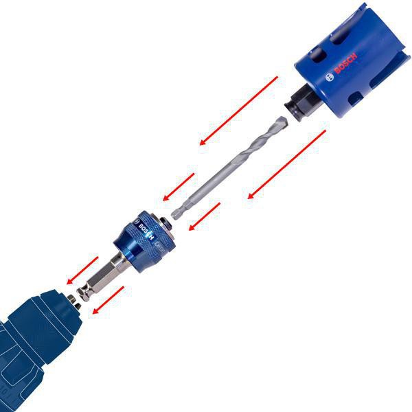 BOSCH Lochsäge PRO Multi Material PC Plus D.22mm