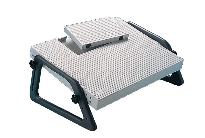 WEDO Fußstütze lichtgrau, RAL 7035 B490xT350xH210 mm