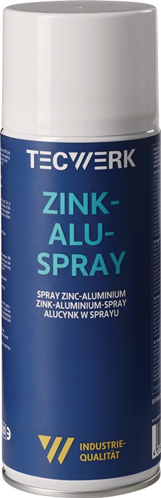 TECWERK Zinkaluspray alufarben 400ml Spraydose TECWERK - Vorteilspack
