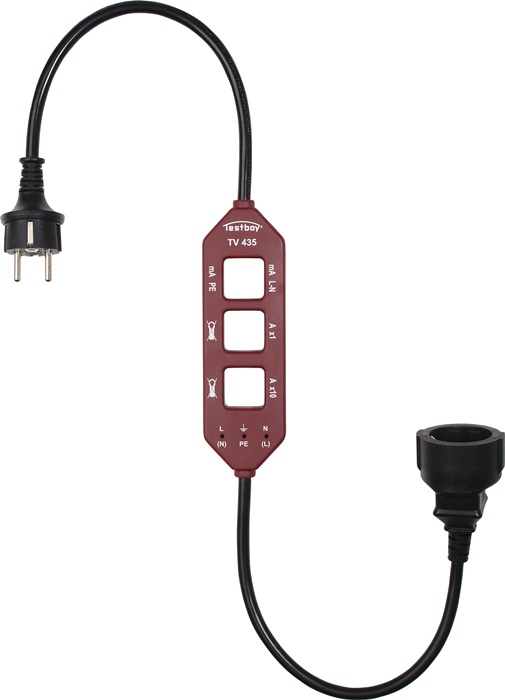 TESTBOY Strommessadapter Laststrom-/Differenz-/Leckstrommessung