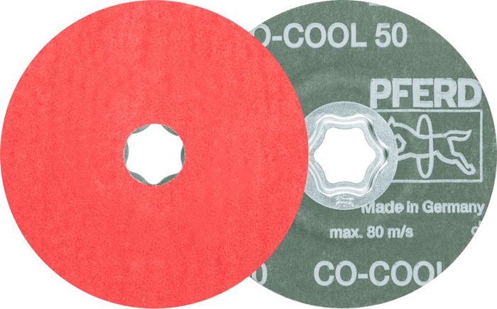 PFERD TOOLS Fiberscheibe COMBICLICK CO-COOL D.115mm K.50 INOX/Alu.Keramikkorn PFERD - Vorteilspack