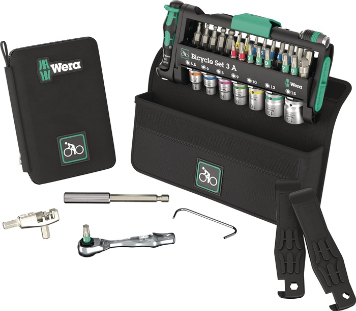 WERA Bit-/Steckschlüsselset Bicycle Set 3 A 38-tlg.BZT PH/TORX®/Schlitz/6-KT.WERA