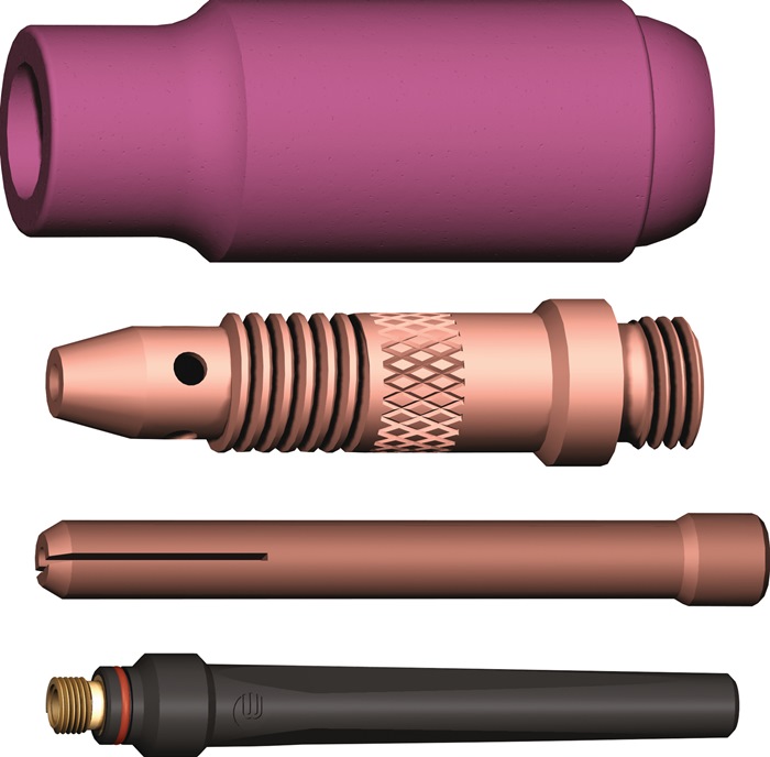A.BINZEL TIG-Zubehör-Set 4-teilig in Kunststoffbox