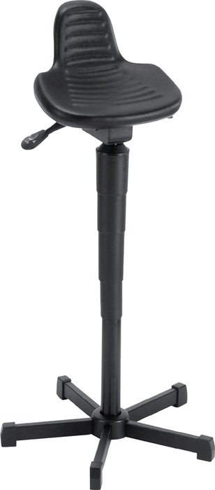 MEY Stehhilfe PU-Schaum Sitz-H.610-895mm STA schwarz Rückstütze MEY