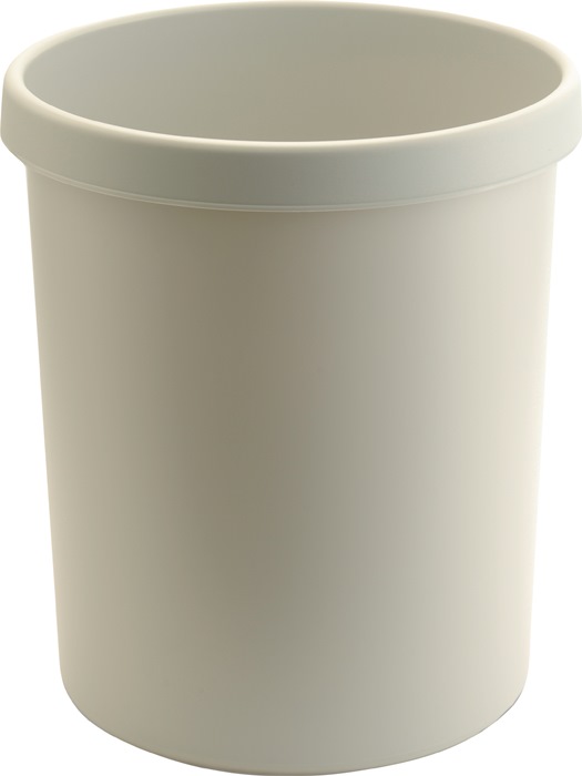 HELIT Papierkorb 30 l H405xØ350 mm mit Griffrand