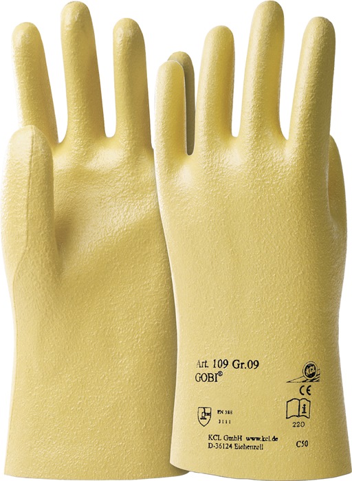 HONEYWELL Handschuhe Gobi 109 Gr.8 gelb BW-Trikot m.Nitril EN 388 PSA II HONEYWELL - Vorteilspack