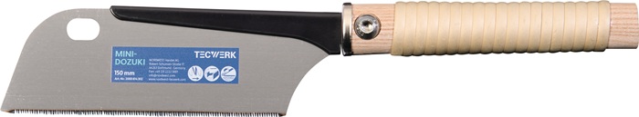 TECWERK Japansäge/Feinzugsäge Blattlänge 150 mm Gesamtlänge 370 mm