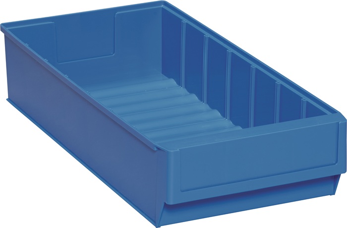 TECWERK Regalkasten L400xB183xH81mm blau PP TECWERK - Vorteilspack