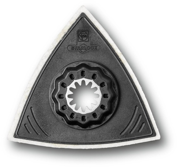 FEIN Filzpolierplatte Dreieck ungelocht