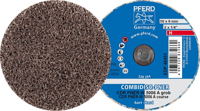 PFERD TOOLS Vliesronde Ø 50 mm Körnung G (grob) Breite 6 mm - Vorteilspack