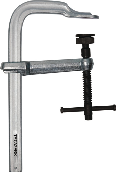 TECWERK Hochleistungsschlosserzwinge Spann-W.300mm A.140mm Knebel TECWERK