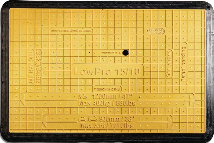 OXFORD Grabenabdeckung LowPro® 15/10 b.0,90m B.L.1500mm B.1000mm 3,5 t