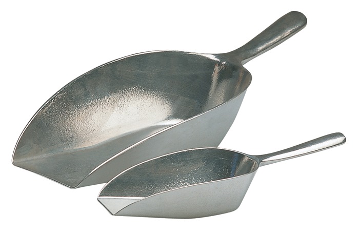 Abwiegeschaufel Aluminium silber