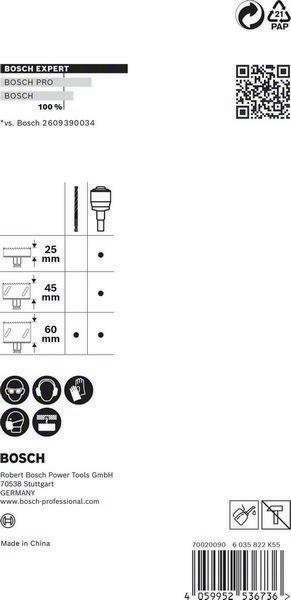 BOSCH Adapter EXPERT Power Change Plus Hex 11 HSS-G-Bohrer f.Lochsägen