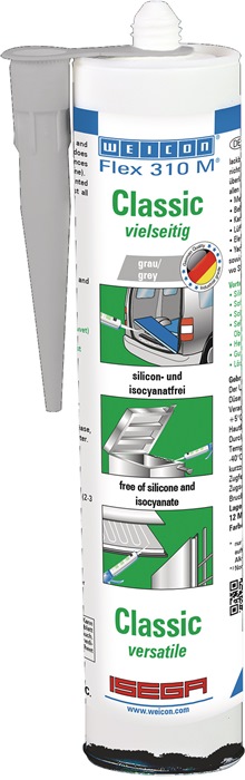 WEICON Kleb- und Dichtstoff grau - Vorteilspack