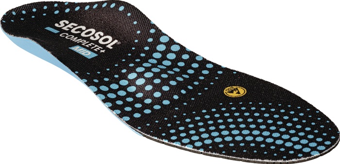 SECOSOL Einlegesohle SECOSOL® COMPLETE+ MID Gr.40 schwarz/blau