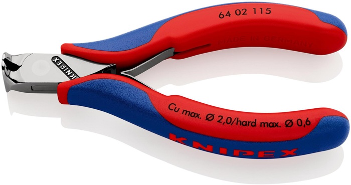 KNIPEX Elektronik-Vornschneider Länge 115 mm
