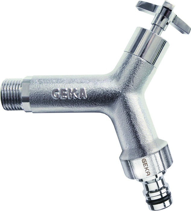 GEKA Wasserhahn Messing verchromt IG Nenngröße