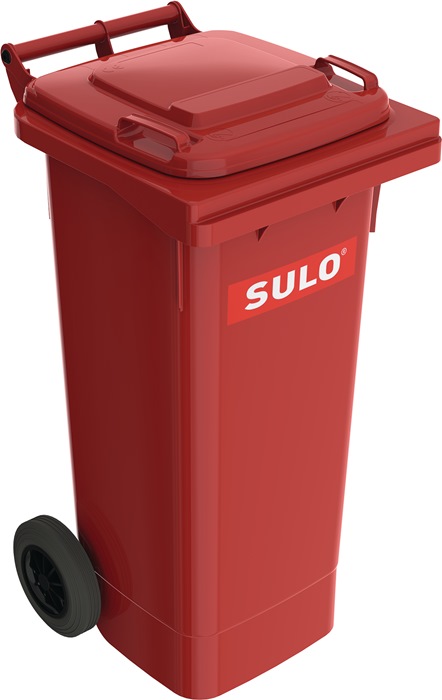 SULO Müllgroßbehälter 80 l HDPE rot - Vorteilspack