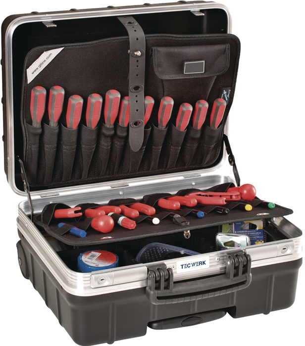 TECWERK Schalenkoffer Innen-B465xT255xH352mm