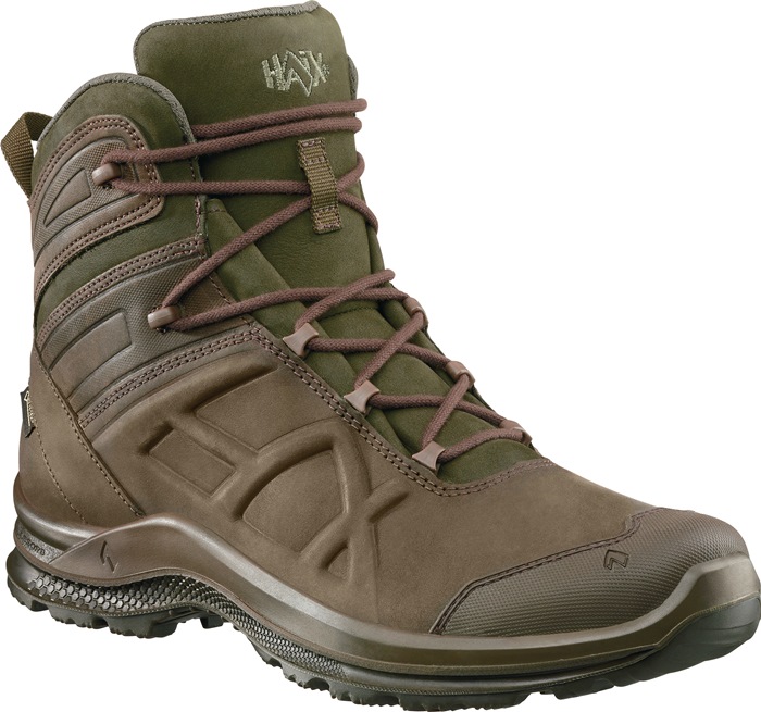 HAIX Trekkingstiefel BE Nature GTX mid Gr.9(43) braun/grün Leder HAIX