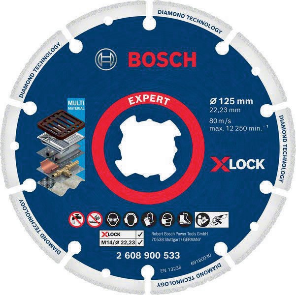 BOSCH Diamanttrennscheibe Ø 125 mm Bohrung 22,23 mm