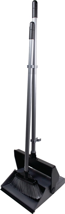 Kehr-Set Alu-Stiel mit Klappschaufel und Besen