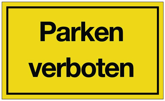 Hinweiszeichen Parken verboten - Vorteilspack