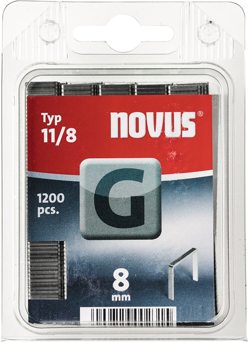 NOVUS Flachdrahtklammer B10,6xL8mm