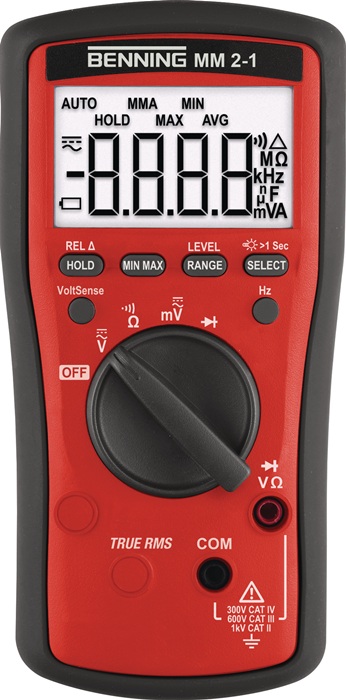 BENNING Multimeter 0,01 mV – 600 V AC/DC
