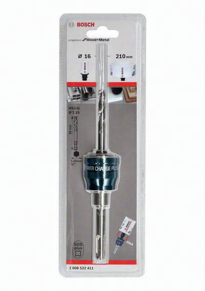 BOSCH Adapter EXPERT Power-Change Plus SDS plus 7,15x85mm HSS-G Lochsägen 16-210mm