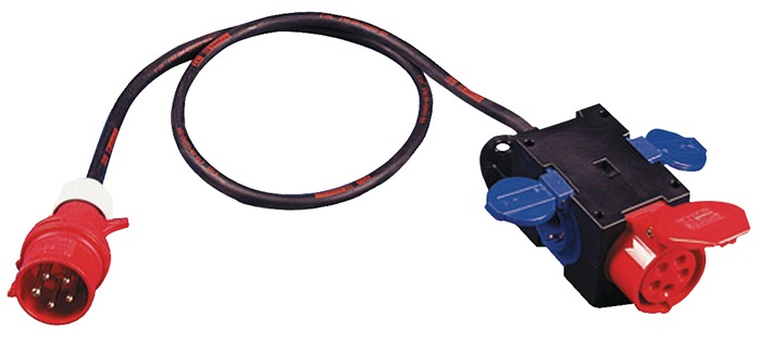 JÄGER DIREKT Kompaktverteiler CEE-16 A,5-polig 1xCEE 16 A,2x230V 5x2,5mm² JÄGER DIREKT